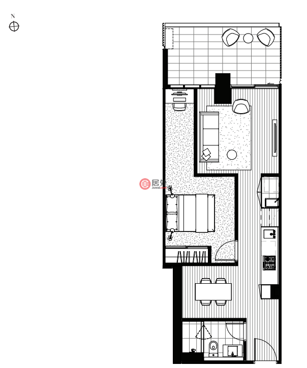 澳大利亚维多利亚州墨尔本的公寓，1 Warde Street，编号52434145