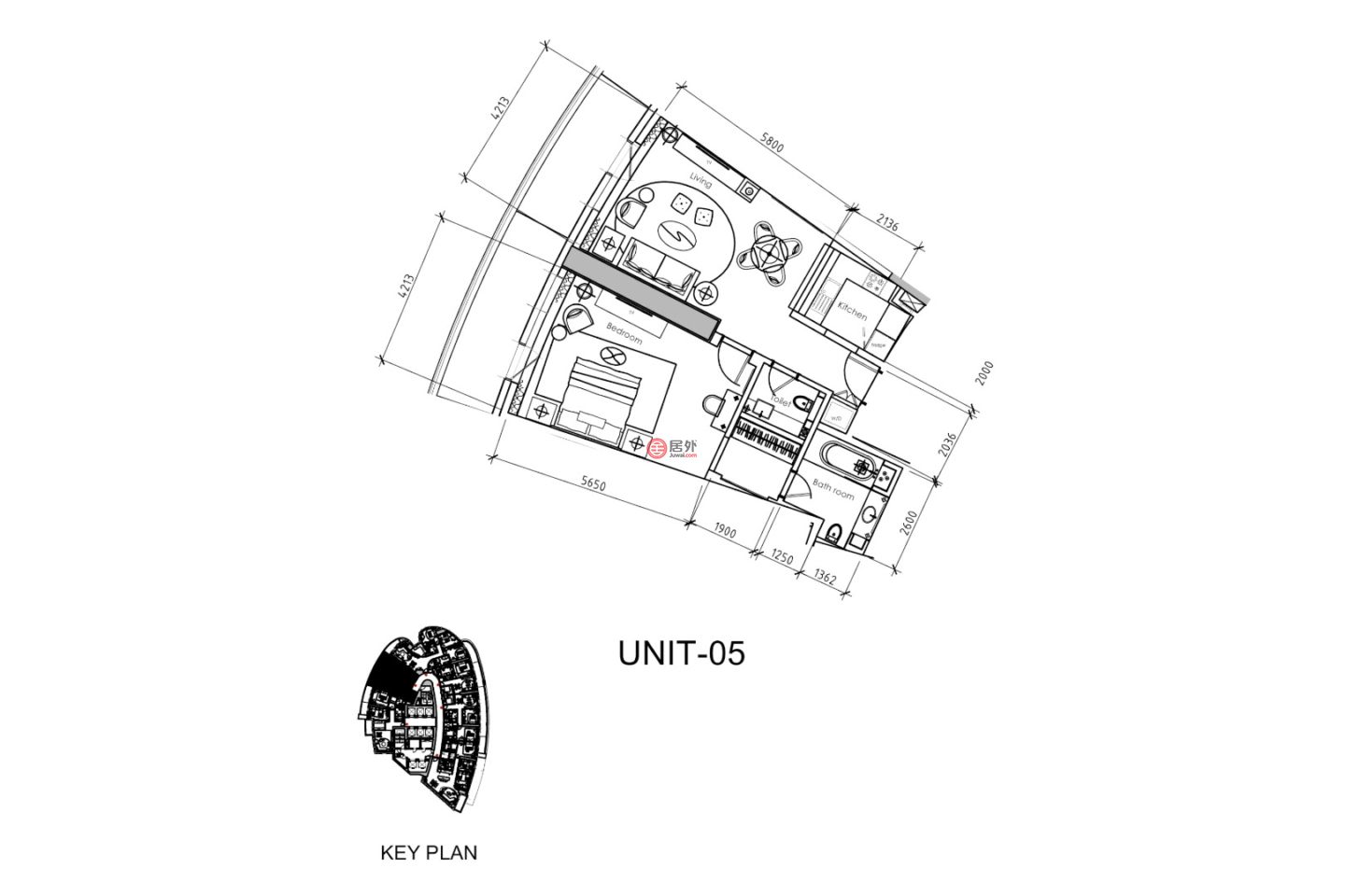 阿联酋迪拜迪拜的多单元，Business Bay，编号61820472