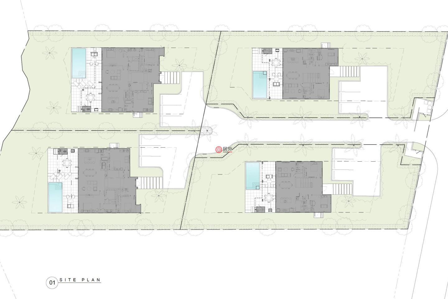 特克斯與凱科斯群島的独栋别墅，Lakefront Luxury Villa Venetian Road，编号78509756