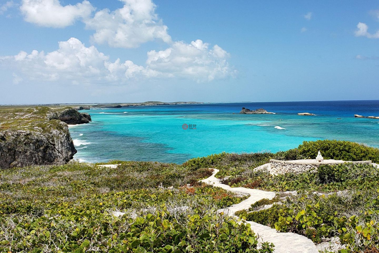 特克斯與凱科斯群島的住宅用地，Middle Caicos Oceanview Lot Dragon Cay，编号78073412