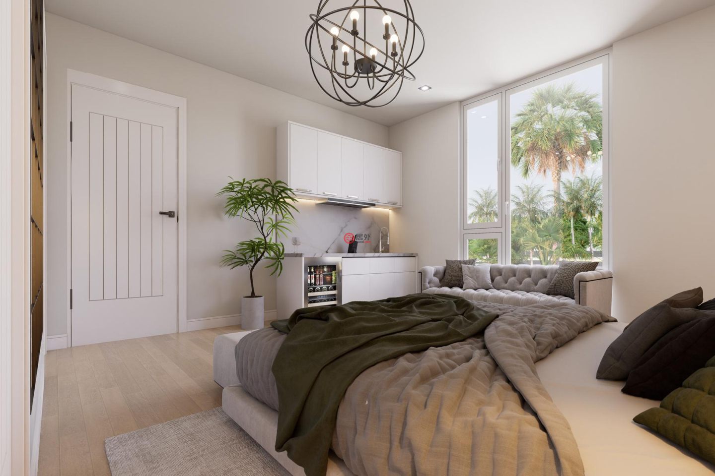 特克斯與凱科斯群島的独栋别墅，Lakeview Luxury Villa Venetian Road，编号78509765