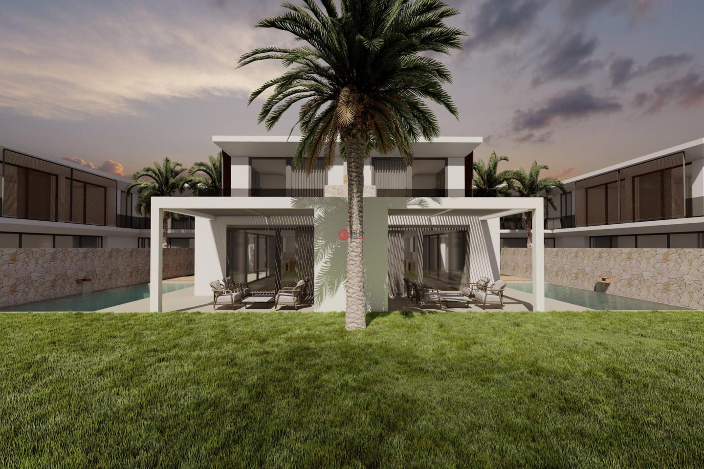 特克斯與凱科斯群島Grace Bay的联排别墅，Lot 3- One Step Grace Bay Luxury Townhomes，编号77947399