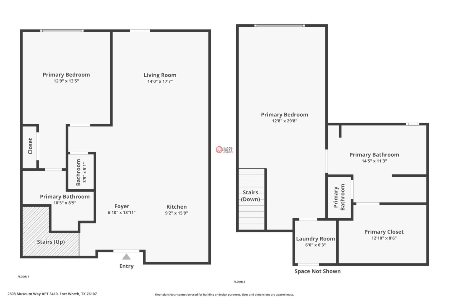 美国德克萨斯州沃斯堡的独栋别墅，2608 Museum Way Unit# 3410，编号77968049