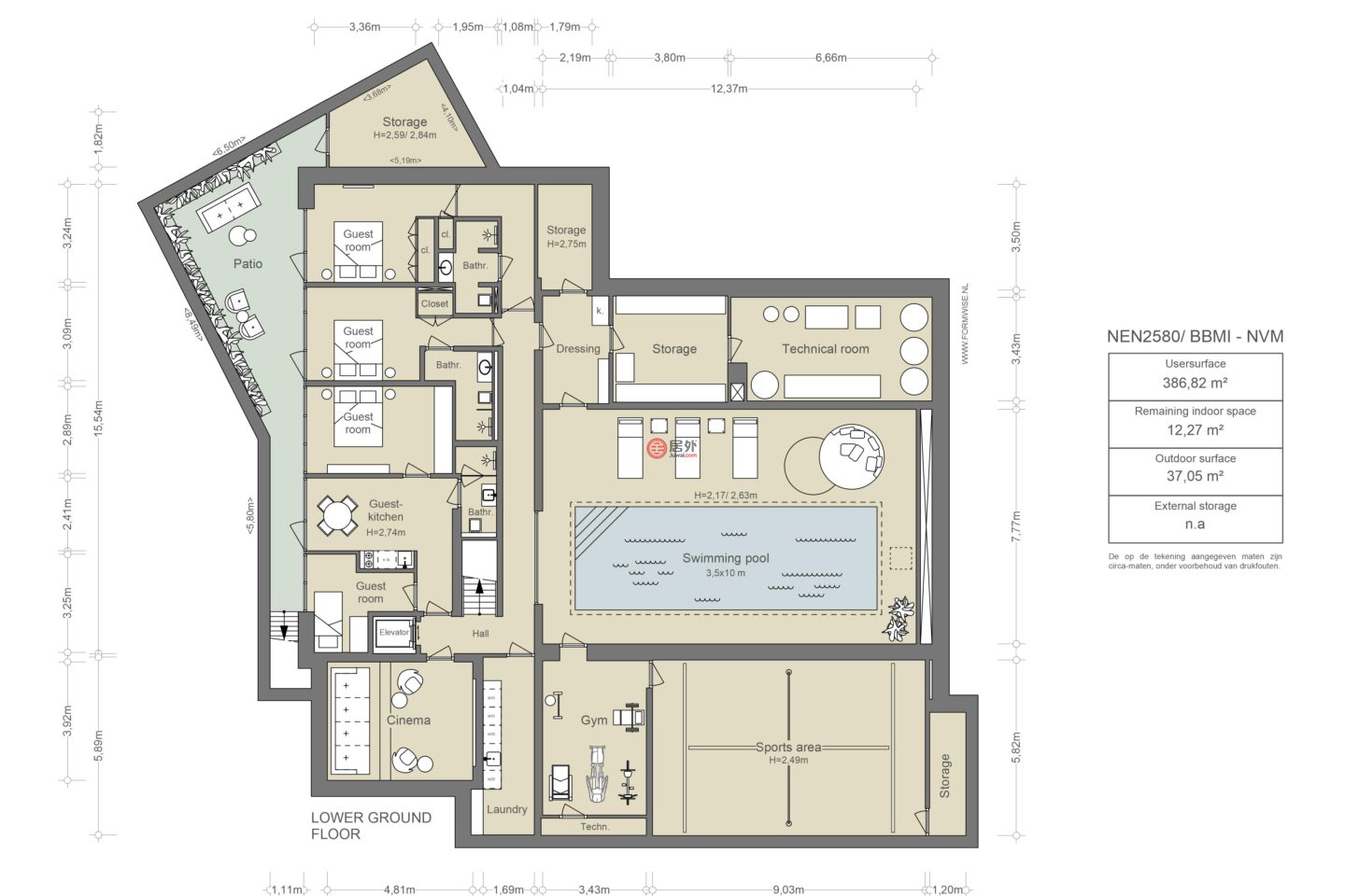 荷兰North HollandAmsterdam的独栋别墅，De Borcht 3，编号77552097