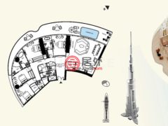 阿联酋迪拜迪拜的公寓，Downtown Dubai Downtown Dubai，编号78518297