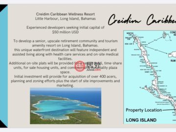 Land for sale, Queens Highway, in North Eleuthera, The Bahamas