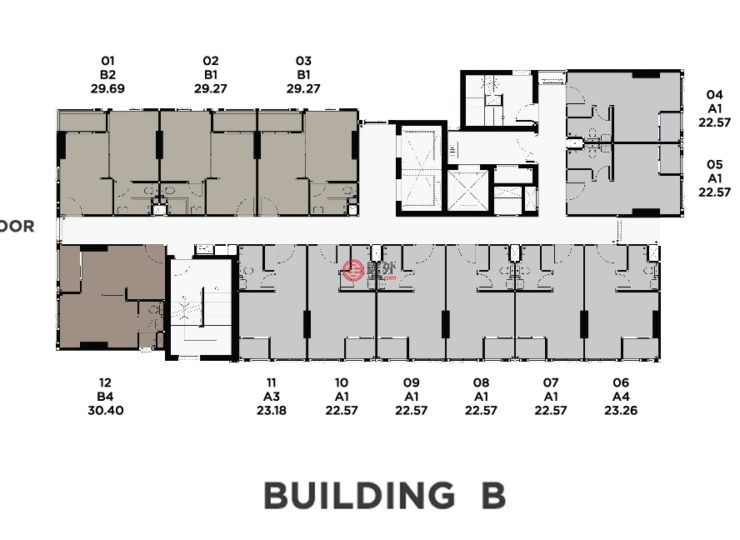 泰国曼谷1卧1卫新房的公寓